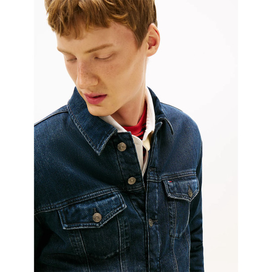 Tommy Hilfiger Ανδρικό jacket Ryan Teddy Lined Denim Trucker Jacket